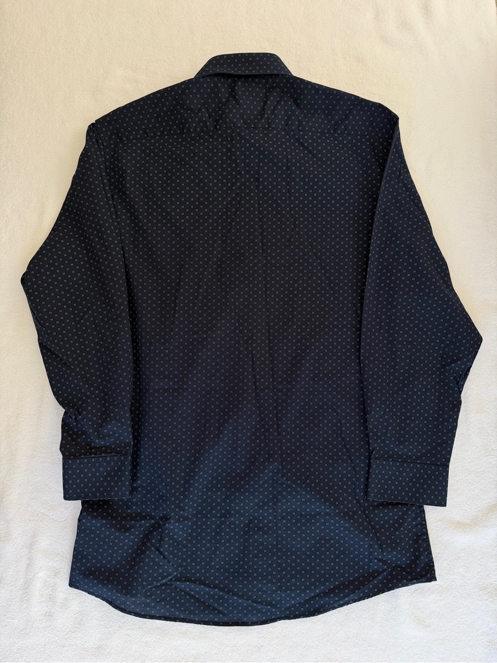 U.S. Polo Assn. Navy Pattern Button Down Shirt Men’s Large Wrinkle Resistant - Picture 2 of 7